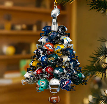 NNFL All Teams Helmet 3D Ornament