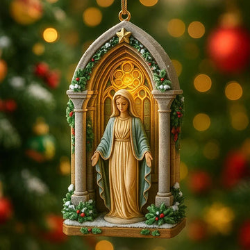 Christmas Gift--Virgin Mary Christmas Ornament