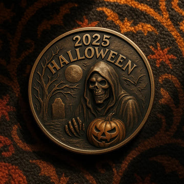 Halloween Reaper Coin – Reaper Lingers, Halloween Whispers
