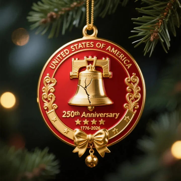 United States 250th Anniversary Liberty Bell Ornament