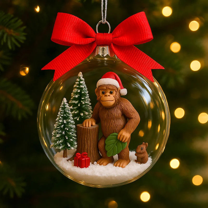 Bigfoot Christmas Ornament