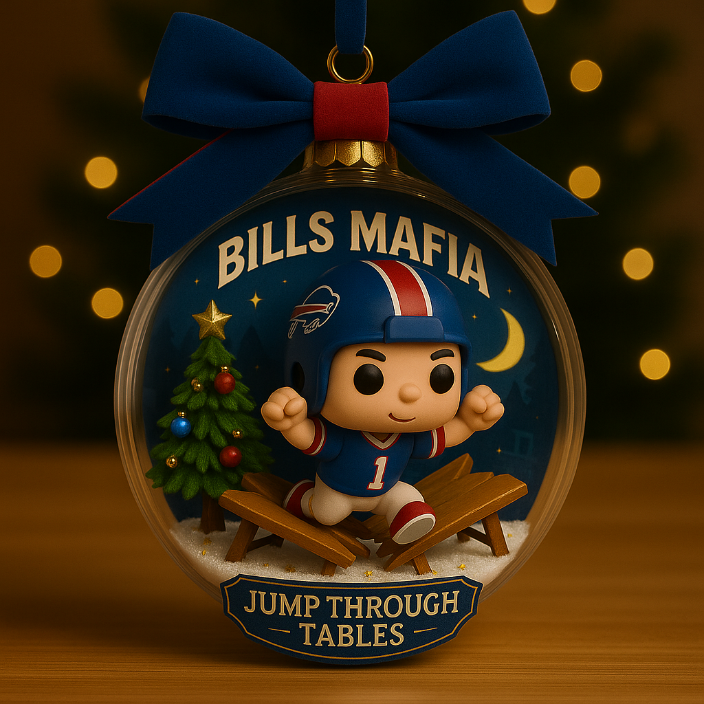 Bills Mafia Christmas Ornament