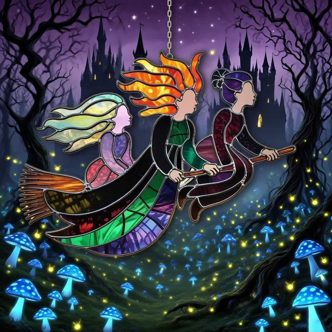 Halloween Witch Suncatcher