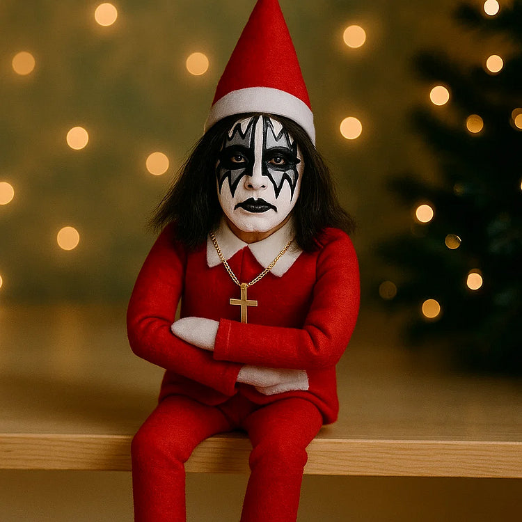KISS Christmas Elf Doll