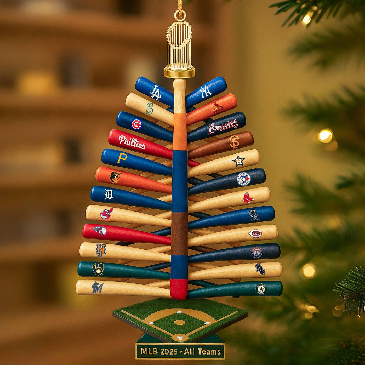 MLB 2025 All-Teams 3D Ornament