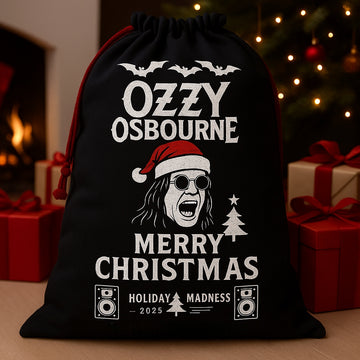 Ozzy Osbourne "Holiday Madness" Santa Sack
