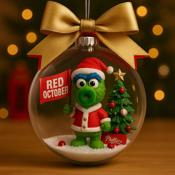 Phillies Red October Christmas Ornament Ball