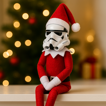Stormtrooper On A Stoop Christmas Doll