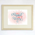Be A Mermaid And Make Waves Art Print - 8x10