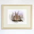 Double Exposure Rabbit Art Print - 8x10
