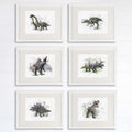 Double Exposure Dinosaur Art Prints (Set of 6) - 8x10s