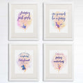 Fairy Quotes Art Prints (Set of 4) - Girls Room Decor - 8x10s