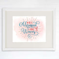 Be A Mermaid And Make Waves Art Print - 8x10