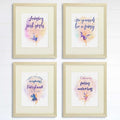 Fairy Quotes Art Prints (Set of 4) - Girls Room Decor - 8x10s