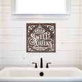 Hello Sweet Cheeks | Funny Bathroom Sign